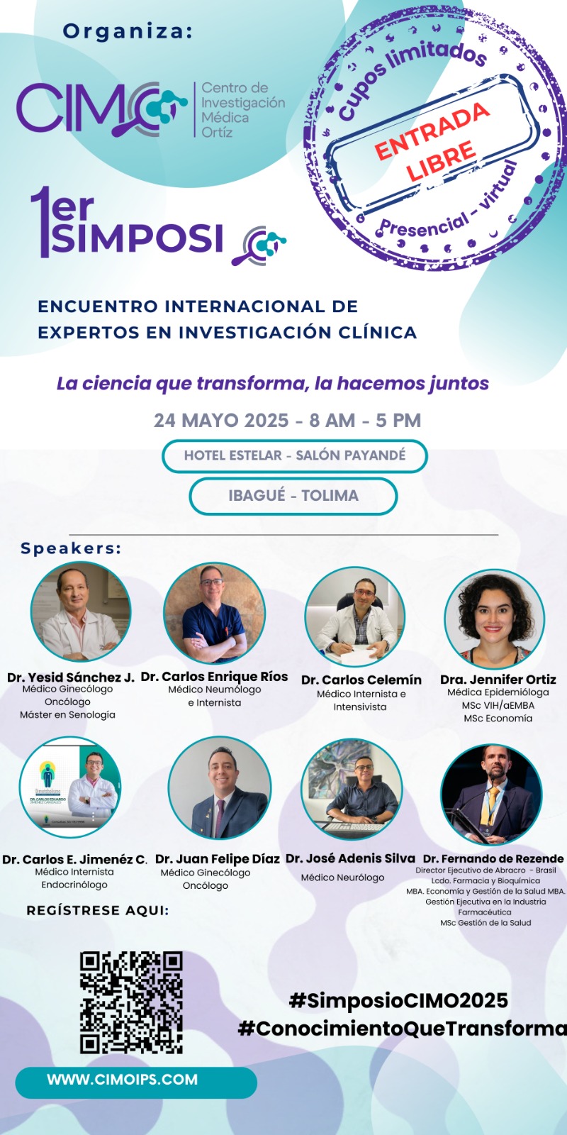 Primer encuentro internacional de Expertos en Investigación Clínica en Salud - CIMO IPS